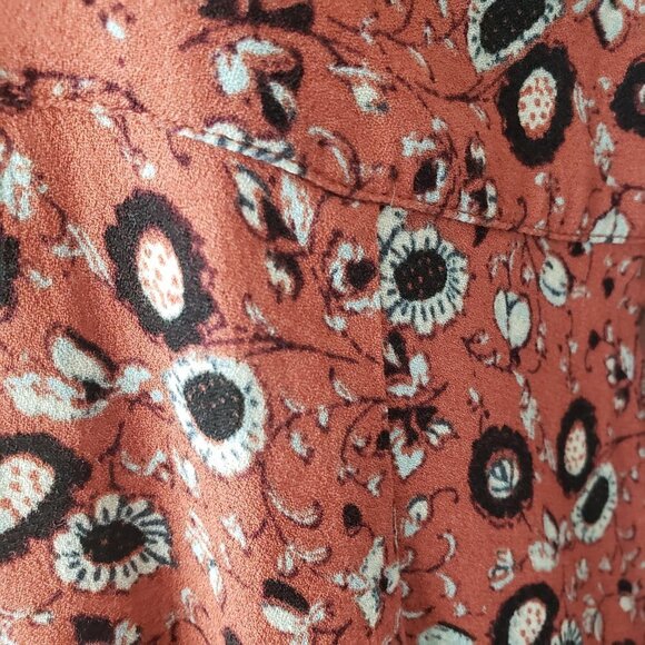 Free People womens Floral Some Like it Hot Jumpsuit size 4 boho - Picture 6 of 9